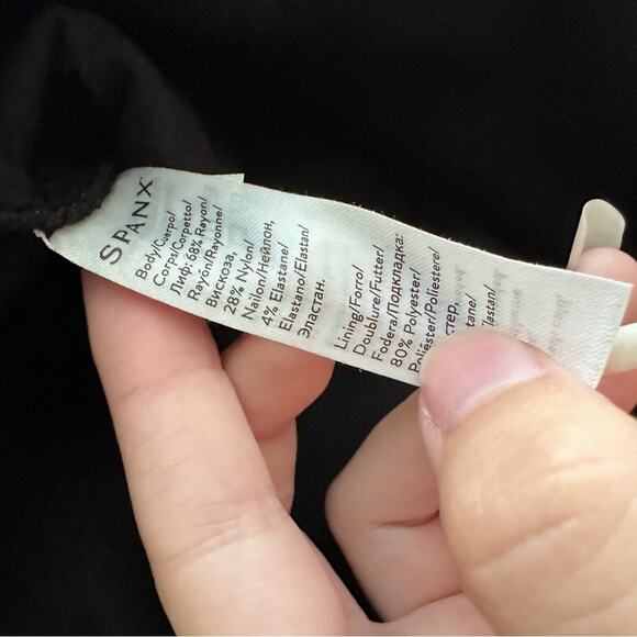 Spanx Perfect Ponte 4-pocket Leggings In Black Small - Picture 5 of 7